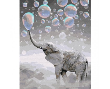 Картина за номерами Слон в хмарах BS28776 
