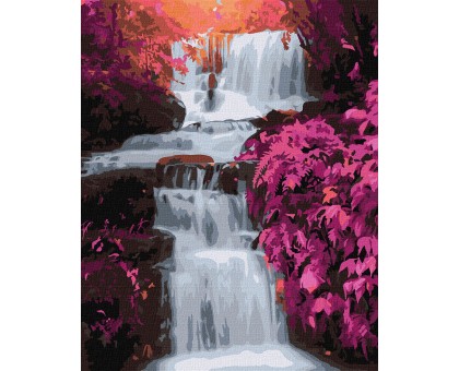 Картина за номерами Тропічний водоспад