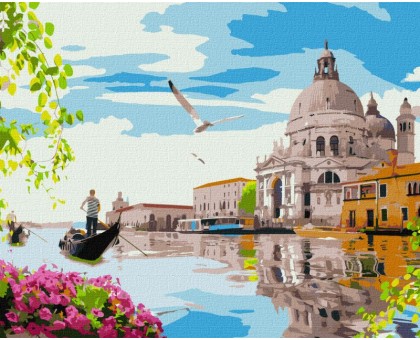 Картина по номерам "Яскрава Венеція" 