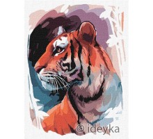Картина по номерам "Погляд тигра" КНО4233