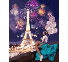 Картина по номерам "Яскравий Париж"  KHO4792 