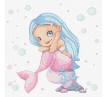 Картина за номерами - Блакитна русалочка ©tanya_bonya 