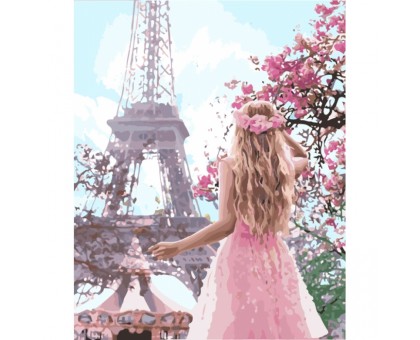 Картина по номерам "Закохана в Париж 2"