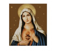 Алмазна картина FA10134 «Непорочне серце Марії», розміром 40х50 см