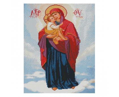 Алмазна картина FA40820 Августовська Божа Матір, розміром 40х50 см