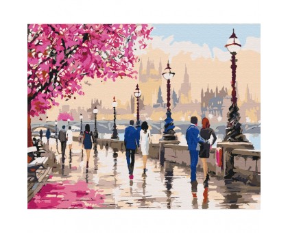 Картина за номерами: Прогулянка романтичним Лондоном 40*50