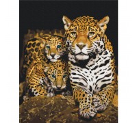 Картина за номерами: Нічні леопарди 40*50