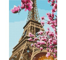 Картина за номерами: Сакура в Парижі 40*50